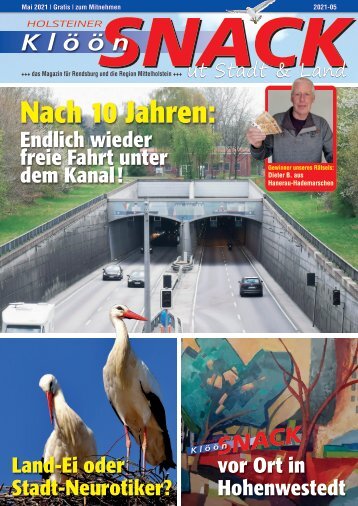 Holsteiner KlöönSNACK - Ausgabe Rendsburg - Mai 2021