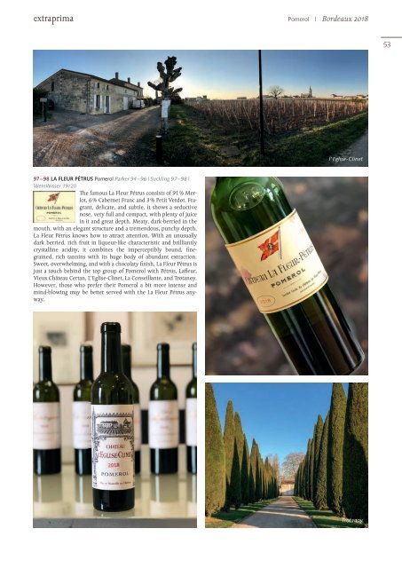 Extraprima Bordeaux 2018 Catalog english version