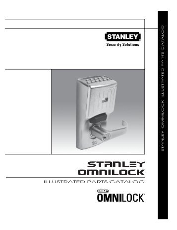 Stanley OMNILOCK Illustrated Parts Catalog - OSI Security Devices