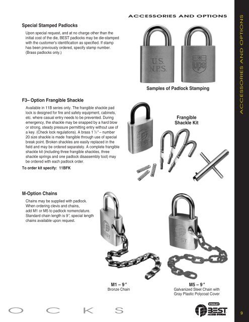 PADLOCKS - Best Access Systems