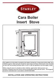 Cara Non Boiler Insert Stove Installation Waterford Stanley