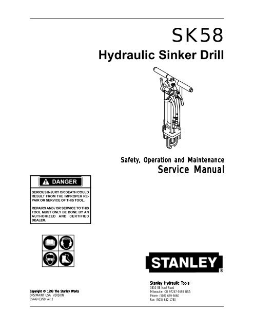 Hydraulic Sinker Drill - Tool-Smith