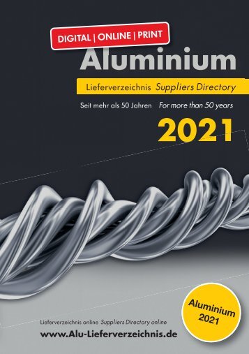 Aluminium Lieferverzeichnis 2021