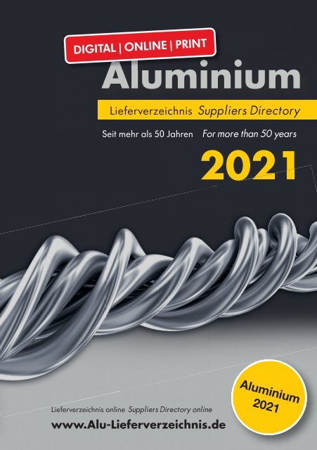 Aluminium Lieferverzeichnis 2021