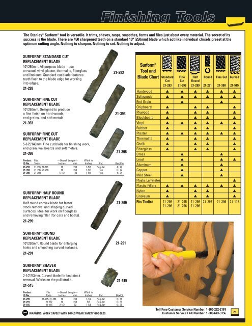 Stanley Hand Tools Catalog - Athena Building