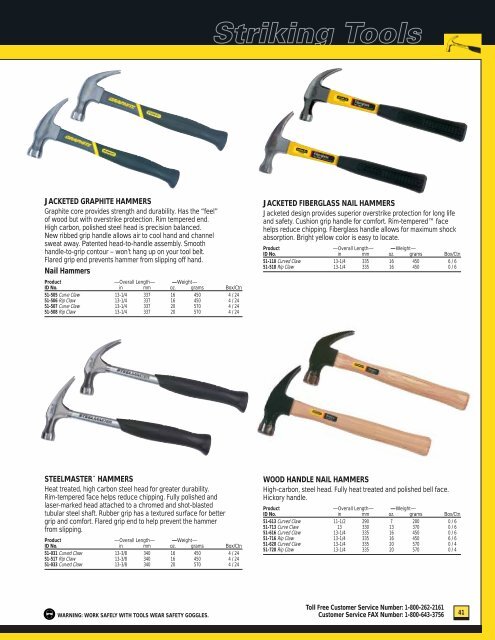 Stanley Hand Tools Catalog - Athena Building