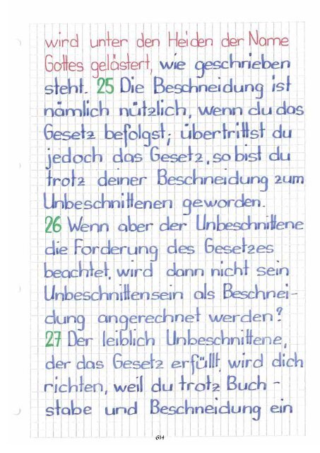 NT.6.3.1 Brief des Paulus an die Gemeinde in Rom