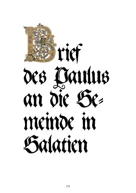 NT.6.3.3 Brief des Paulus an die Gemeinde in Galatien