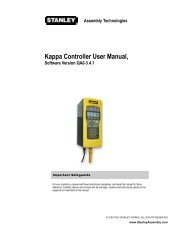 QA Kappa Manual - Automated Fastening Equipment