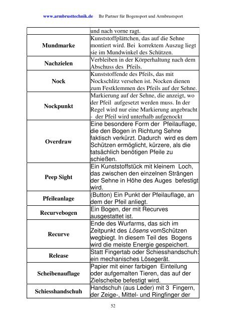 Bogenschießen für Einsteiger - Bogen und Pfeil Frank