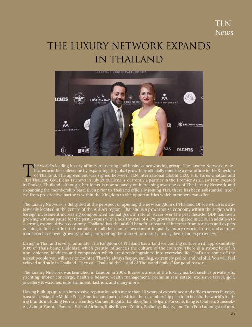 The Luxury Network International Magazine Issue 15