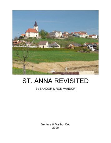 ST. ANNA REVISITED