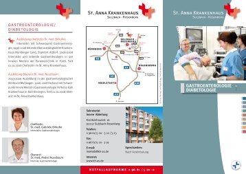 gastroenterologie diabetologie - St. Anna Krankenhaus Sulzbach ...
