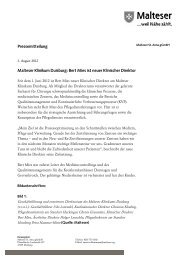 zur Pressemitteilung vom 3. August 2012 - Malteser Krankenhaus St ...