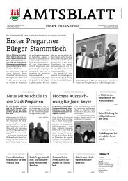 Amtsblatt Stadt Pregarten