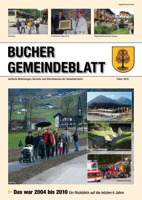 Voranschlag 2010 der Gemeinde Buch bei Jenbach