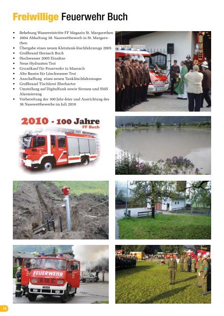 Voranschlag 2010 der Gemeinde Buch bei Jenbach