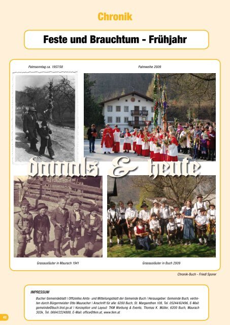 Voranschlag 2010 der Gemeinde Buch bei Jenbach