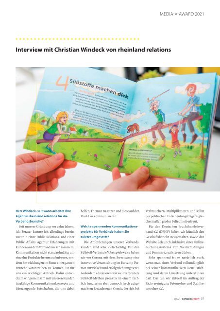 Verbändereport Interview mit Christian Windeck