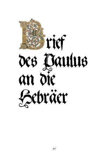 NT.6.4 Brief des Paulus an die Hebräer