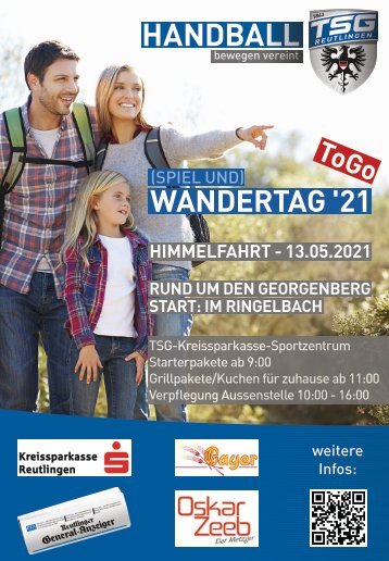 (SPIEL UND) WANDERTAG '21 TSG Reutlingen der Handballabteilung