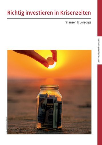 Richtig investieren in Krisenzeiten DStR 21/21