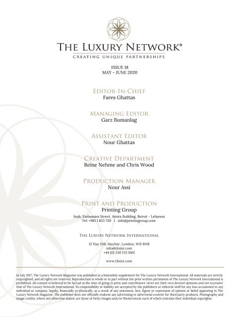 The Luxury Network International Magazine Issue 18