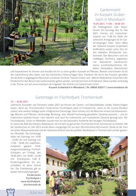 Freizeitmagazin Oberpfälzer Wald Frühjahr 2021