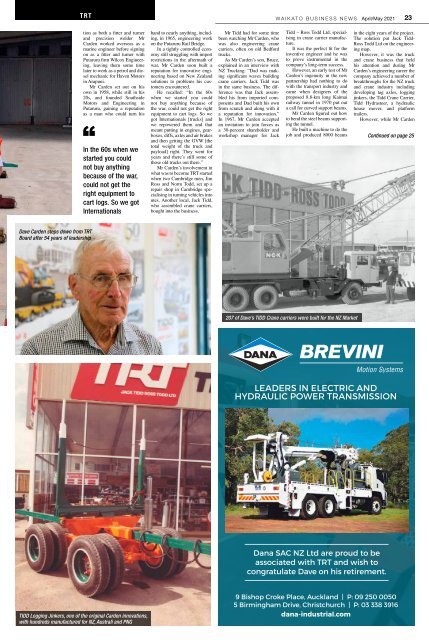 Waikato Business News April/May 2021