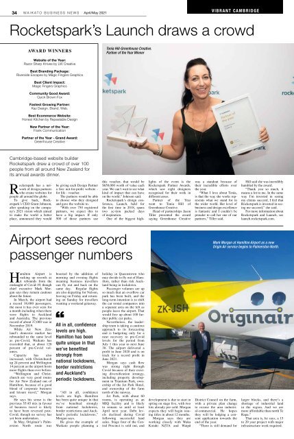 Waikato Business News April/May 2021