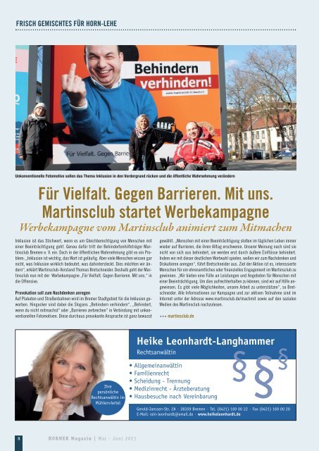 HORNER Magazin | Mai-Juni 2021