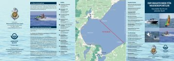 Informationen für Wassersportler in der Neustädter und Lübecker Bucht
