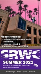 ACU Rec Guide Summer 2021