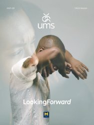 UMS 2021/22 Season Brochure