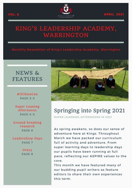 Newsletter - April 2021