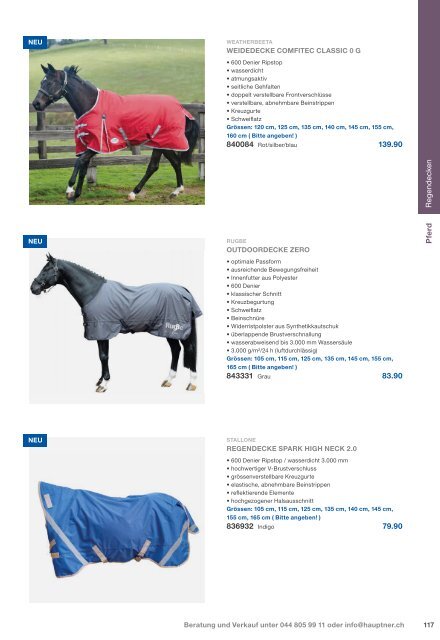 Hauptner Pferdesport Katalog 2021