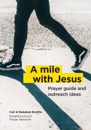 A Mile With Jesus