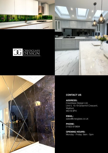 CreoGlass Design Brochure