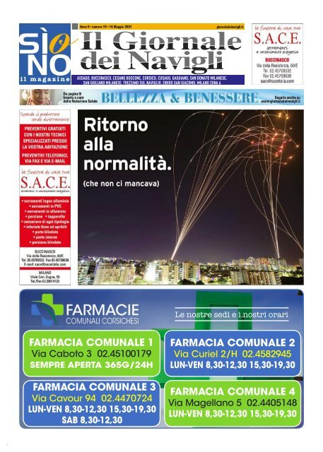 Giornale dei Navigli n. 19 - 14 maggio 2021