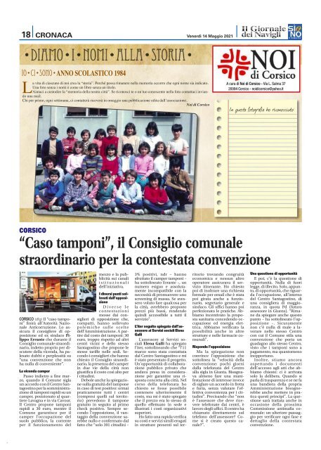 Giornale dei Navigli n. 19 - 14 maggio 2021