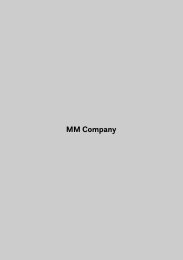 MM Company | Company profile