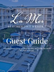 La Mer Beachfront Resort Guest Guide 2021