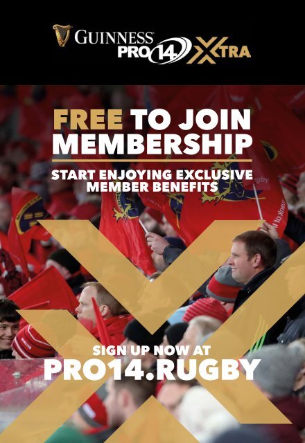 Munster Rugby v Connacht Rugby Match Programme