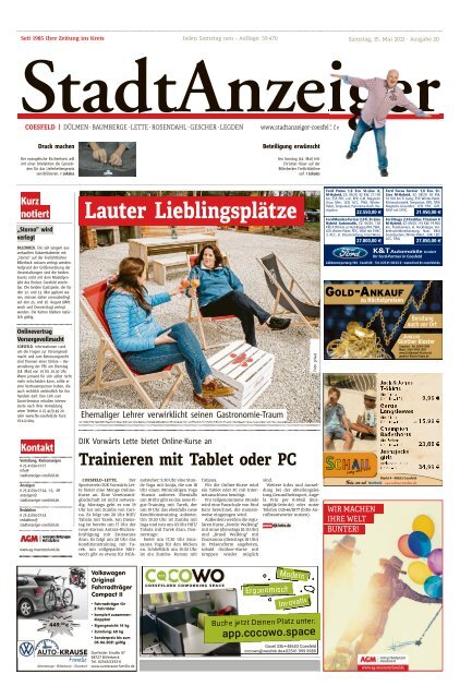 Stadtanzeiger Coesfeld kw 20