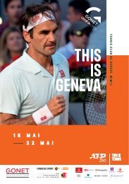 Gonet Geneva Open 2021 - Le programme officiel