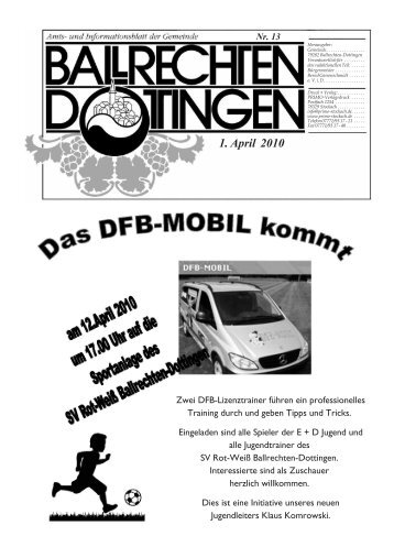 1. April 2010 - Ballrechten-Dottingen