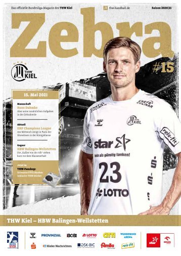 ZEBRA Hallenheft THW Kiel vs. HBW Balingen-Weilstetten, 15.05.2021 in Kiel