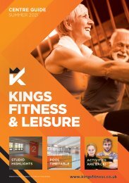 Kings Fitness & Leisure Guide Summer 2021