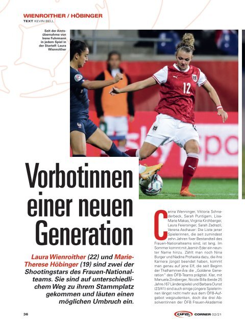 OEFB Corner 02/2021