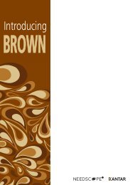 NeedScope introduces Brown
